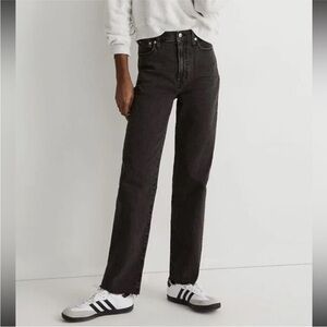 Madewell The Perfect Vintage Straight Jean Grey Size 28 EUC